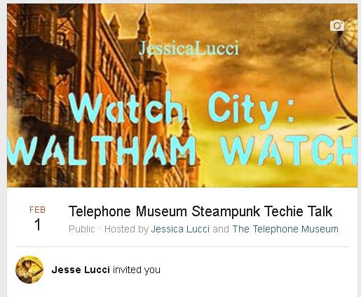 Not to miss is Jesse Lucci as she highlights the technology of Watham communication, Watch City Steampunk Festival style, and a time travel twist.